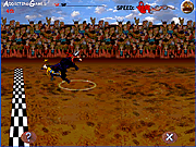 Bucking участвовать в гонке Bull