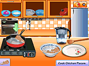 Casserole риса цыпленка сальса