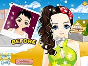 Christmas Party волосы Makeover