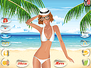 Lady on the Beach
